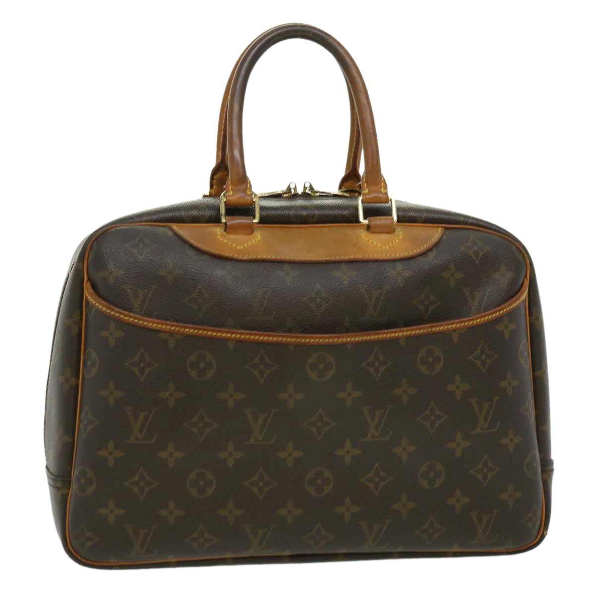 LOUIS VUITTON Monogram Deauville Hand Bag M47270 LV Auth jk2402