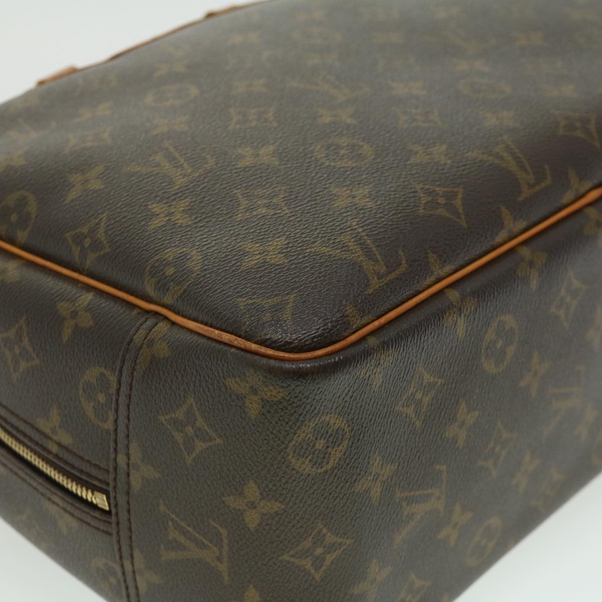 LOUIS VUITTON Monogram Deauville Hand Bag M47270 LV Auth jk2402