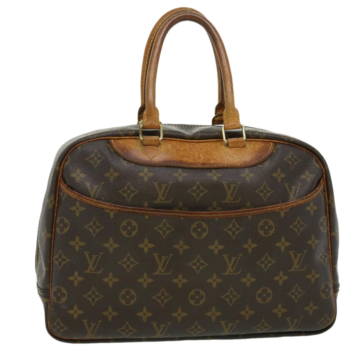 LOUIS VUITTON Monogram Deauville Hand Bag M47270 LV Auth jk2404