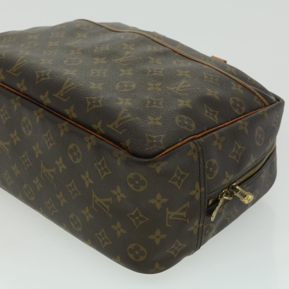 LOUIS VUITTON Monogram Deauville Hand Bag M47270 LV Auth jk2404