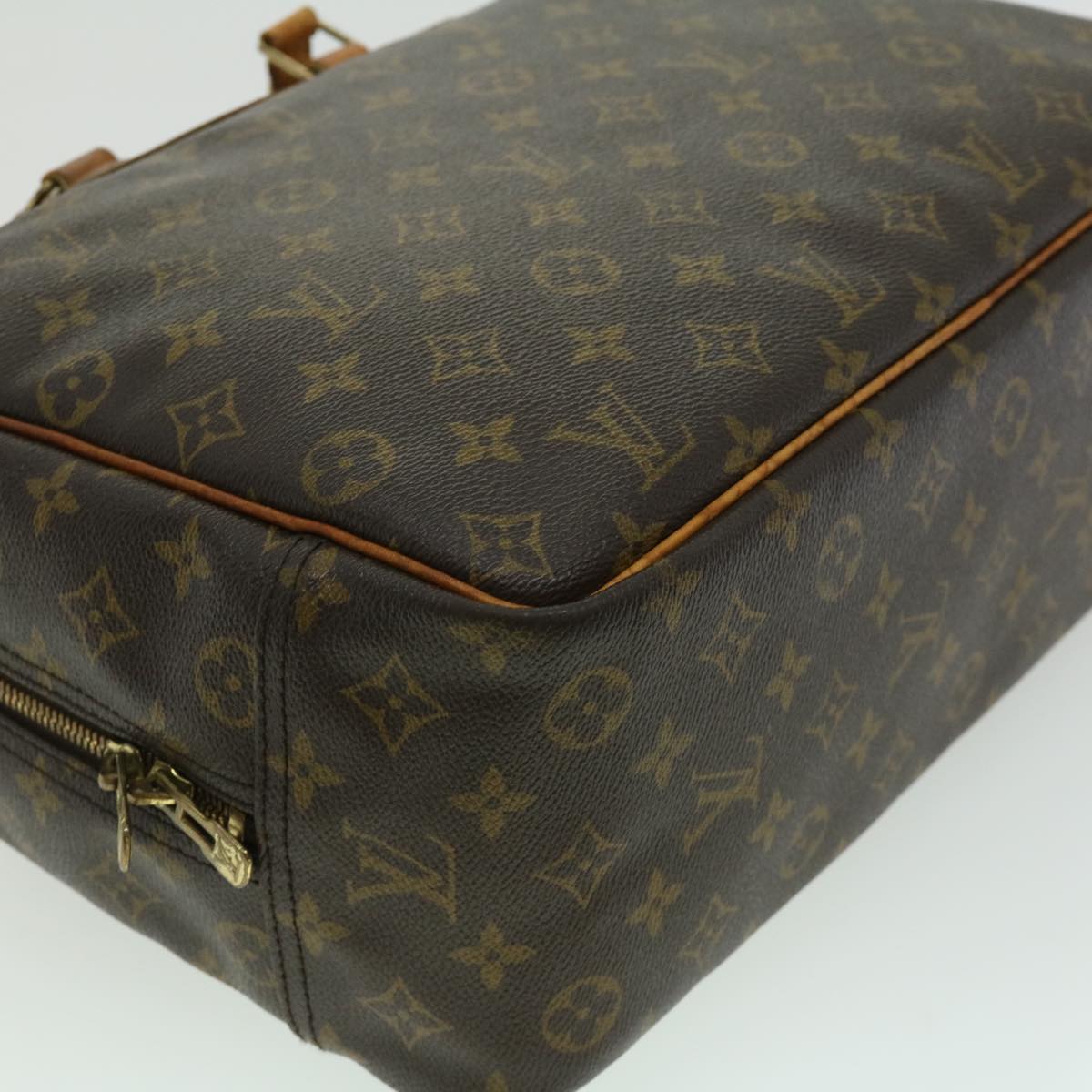 LOUIS VUITTON Monogram Deauville Hand Bag M47270 LV Auth jk2404