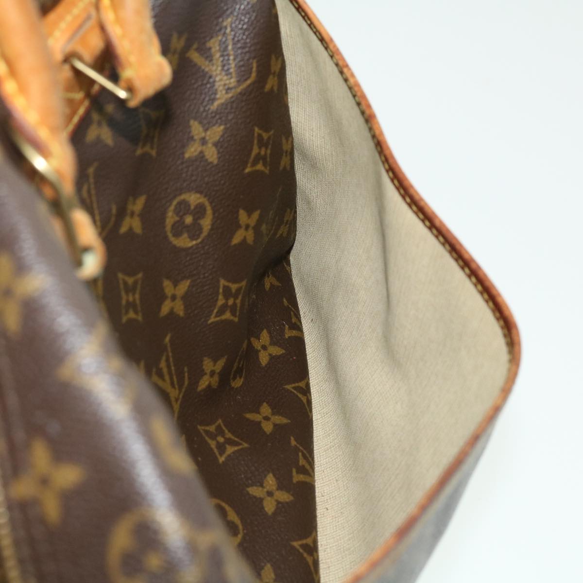 LOUIS VUITTON Monogram Deauville Hand Bag M47270 LV Auth jk2404