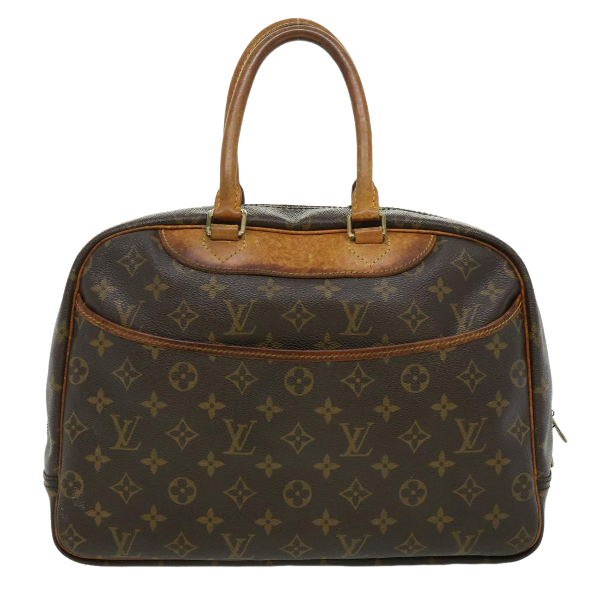 LOUIS VUITTON Monogram Deauville Hand Bag M47270 LV Auth jk2404