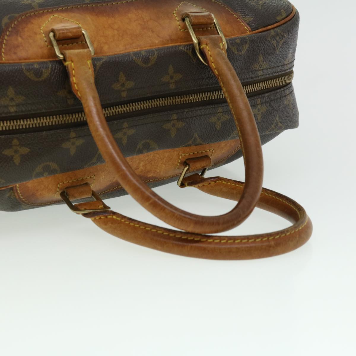 LOUIS VUITTON Monogram Deauville Hand Bag M47270 LV Auth jk2404