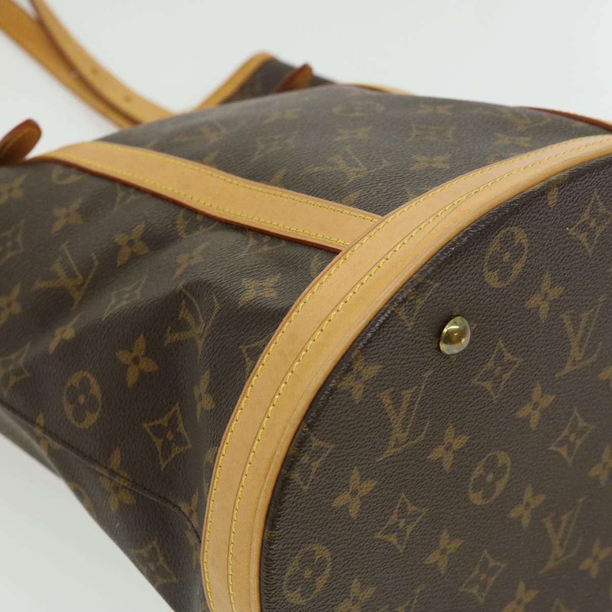 LOUIS VUITTON Monogram Bucket GM Shoulder Bag L012 LV Auth jk2407