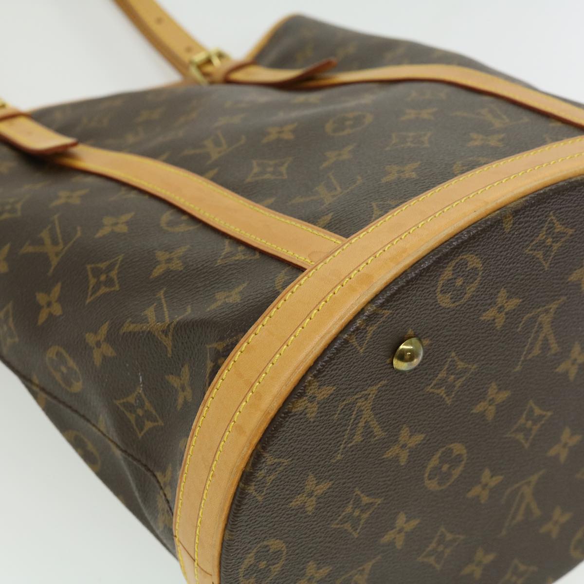 LOUIS VUITTON Monogram Bucket GM Shoulder Bag L012 LV Auth jk2407