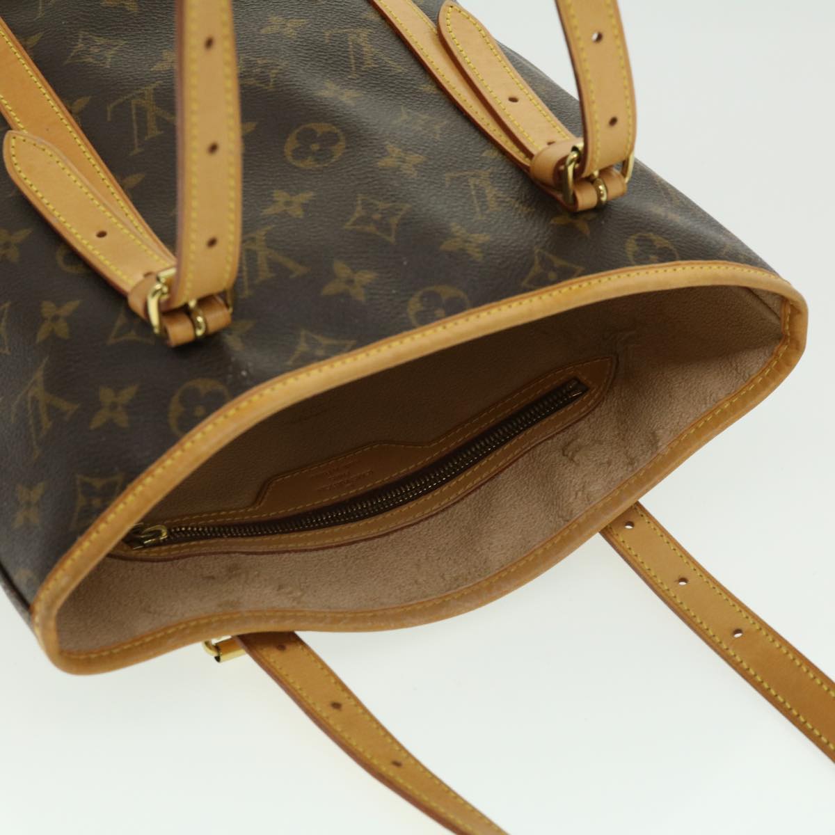 LOUIS VUITTON Monogram Bucket GM Shoulder Bag L012 LV Auth jk2407