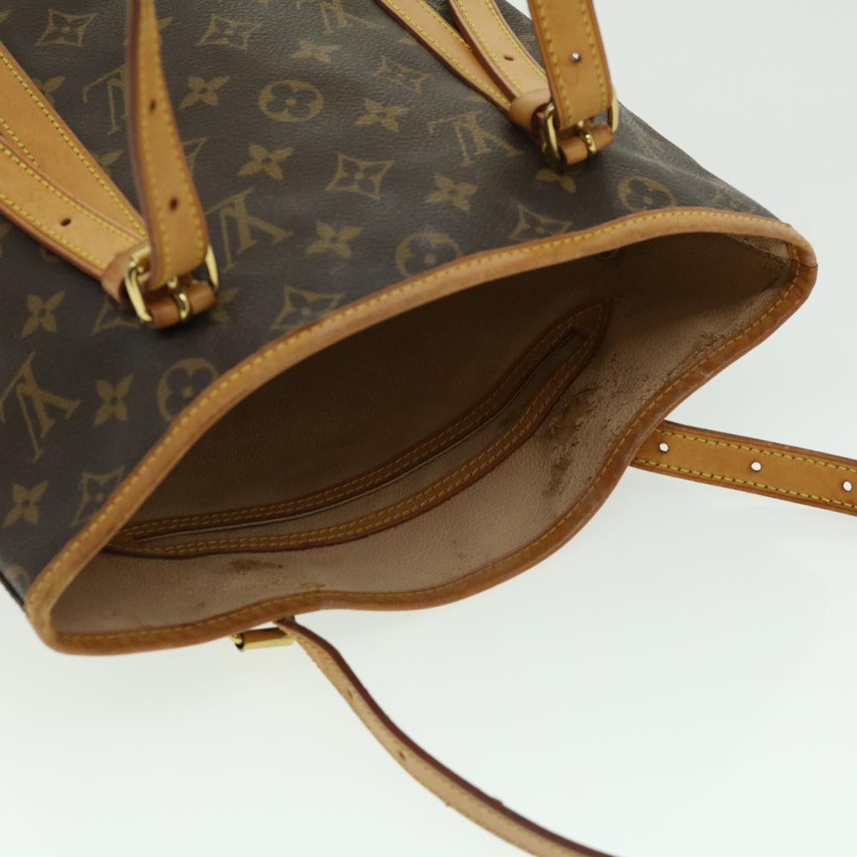 LOUIS VUITTON Monogram Bucket GM Shoulder Bag L012 LV Auth jk2409