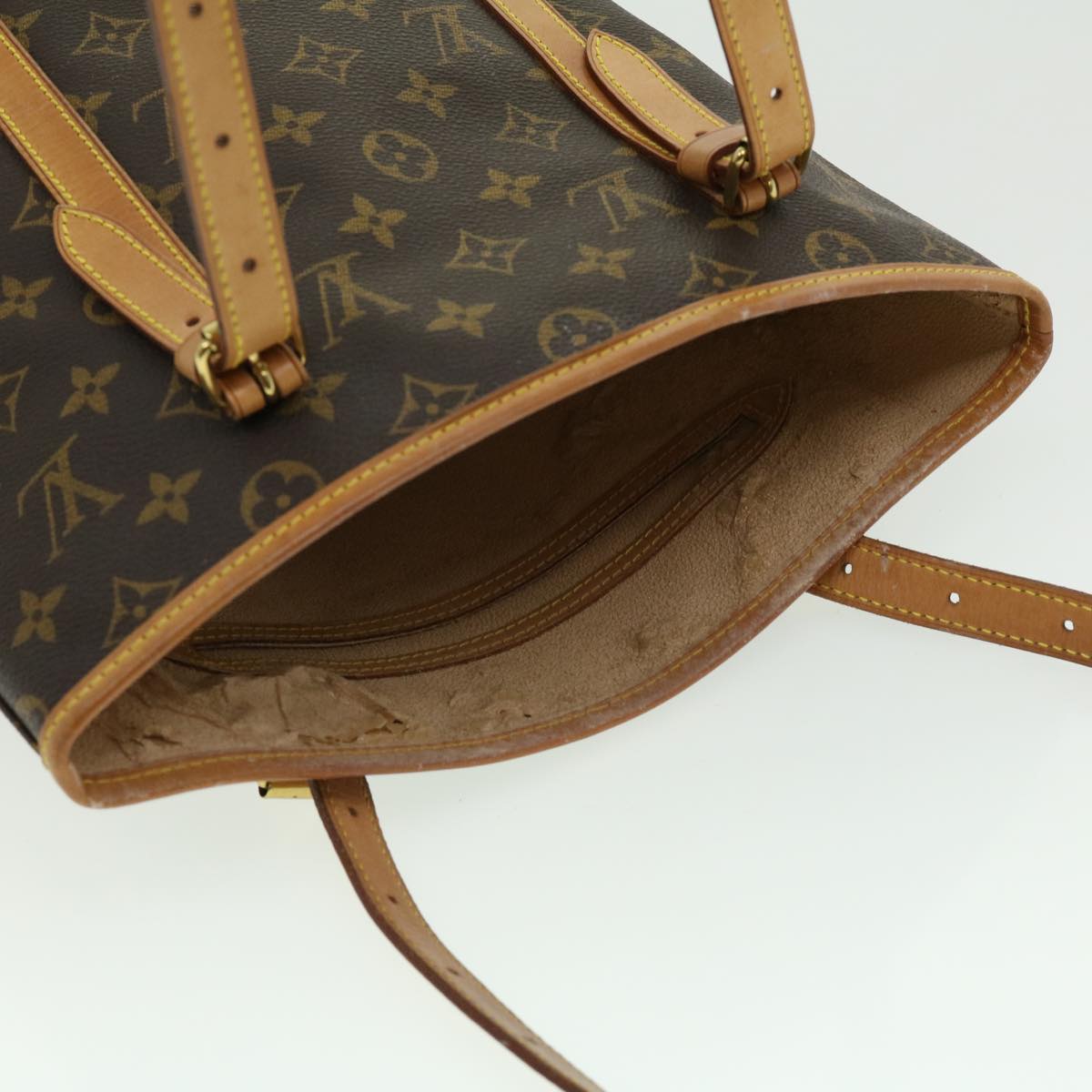 LOUIS VUITTON Monogram Bucket GM Shoulder Bag M42236 LV Auth jk2410