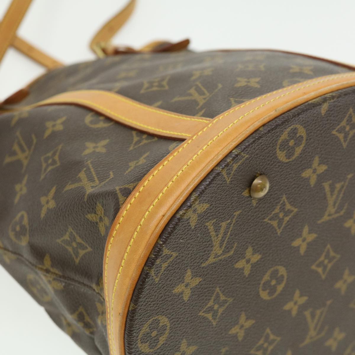 LOUIS VUITTON Monogram Bucket GM Shoulder Bag L012 LV Auth jk2411