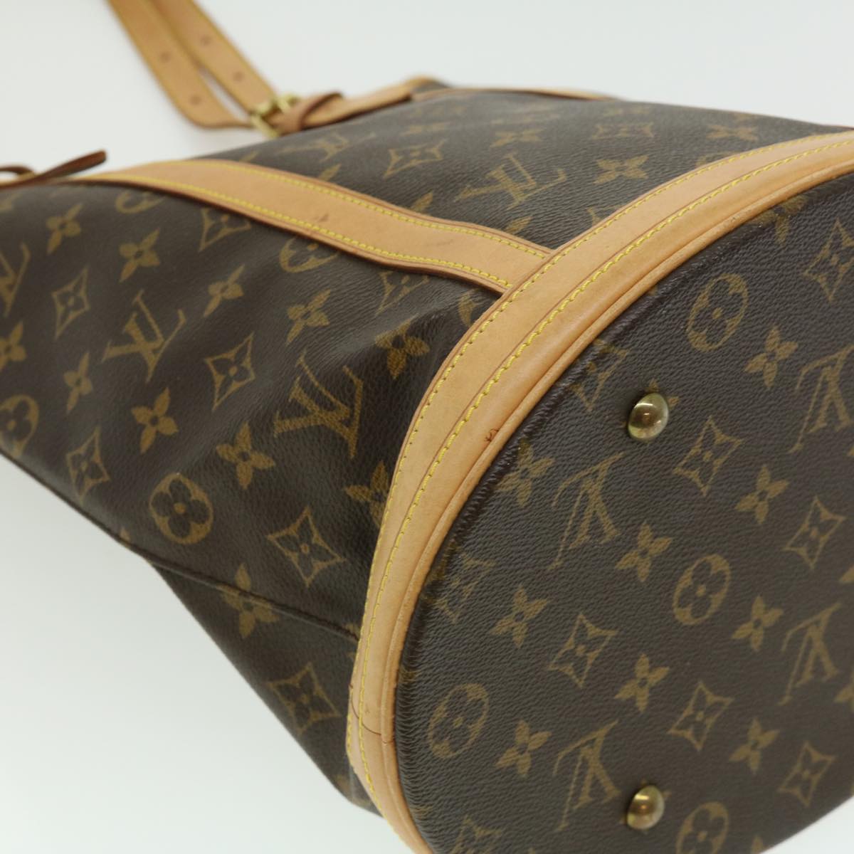 LOUIS VUITTON Monogram Bucket GM Shoulder Bag L012 LV Auth jk2412