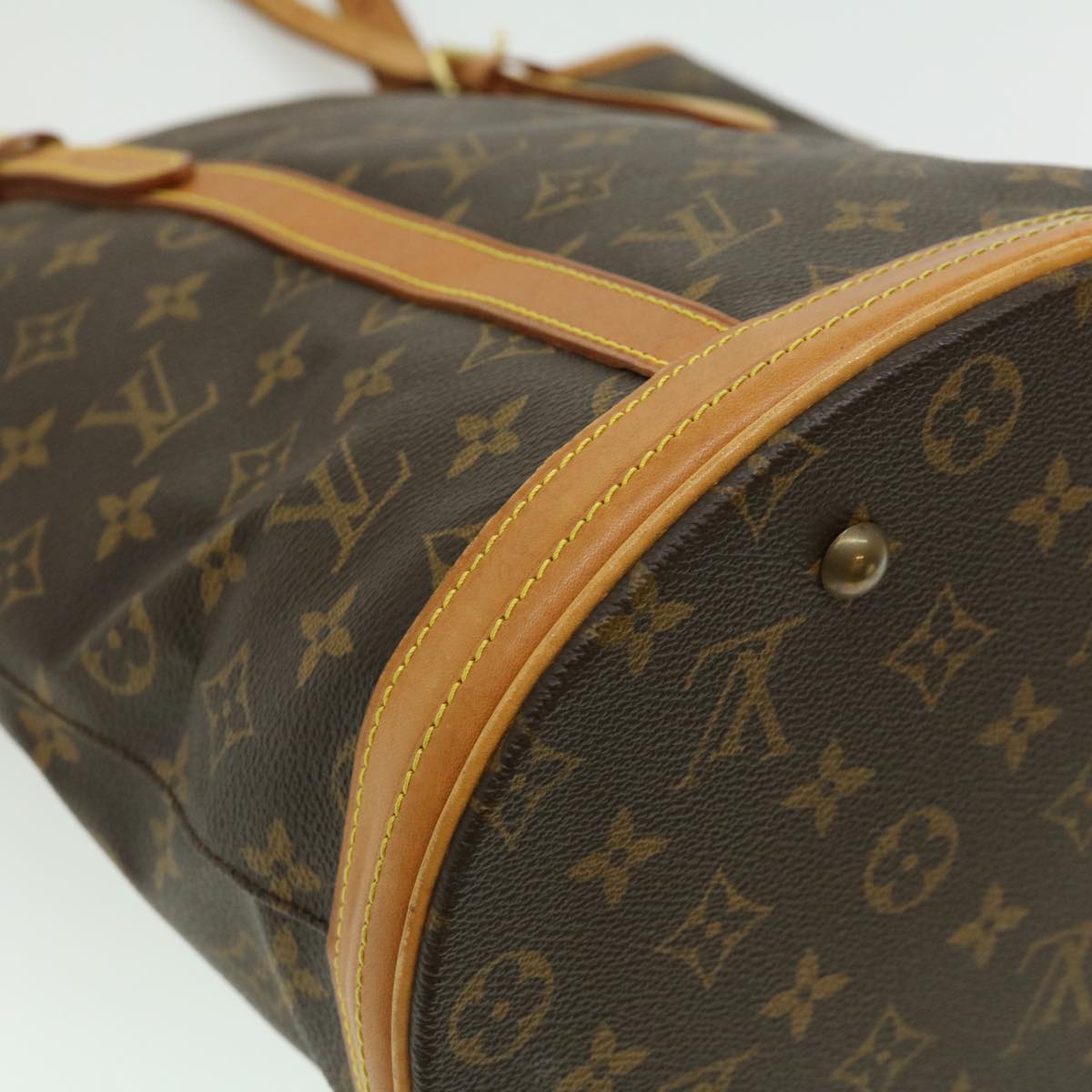 LOUIS VUITTON Monogram Bucket GM Shoulder Bag L012 LV Auth jk2416