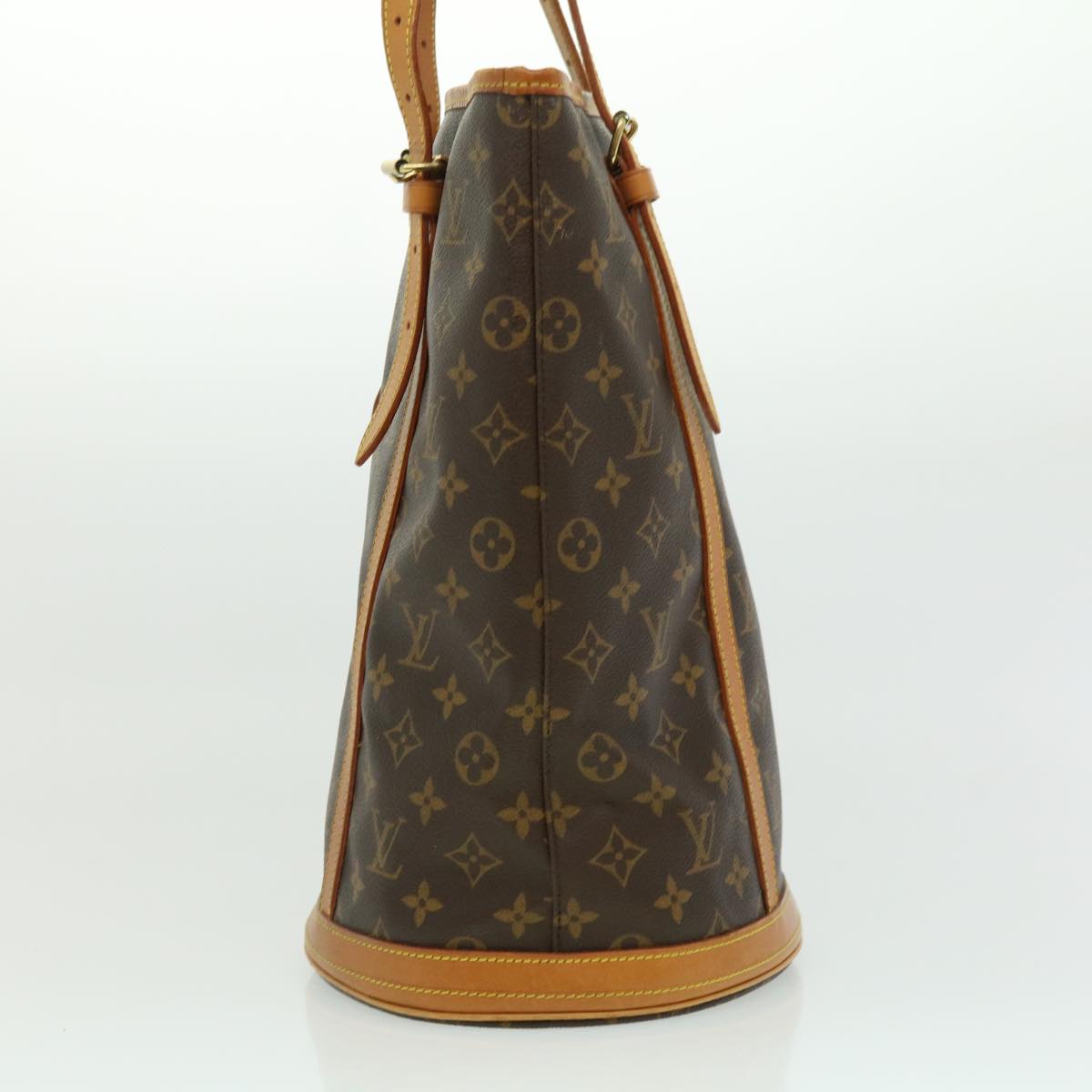 LOUIS VUITTON Monogram Bucket GM Shoulder Bag L012 LV Auth jk2416