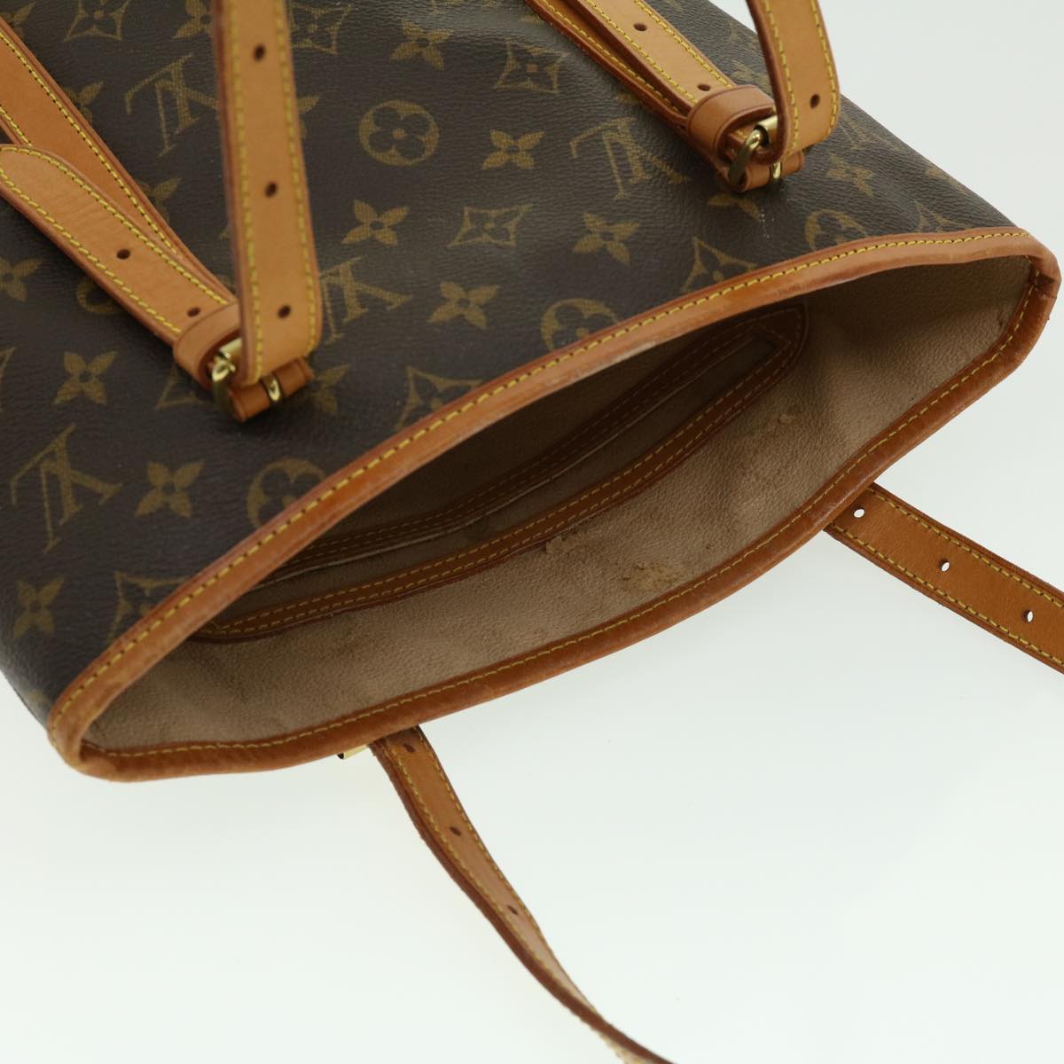 LOUIS VUITTON Monogram Bucket GM Shoulder Bag L012 LV Auth jk2416