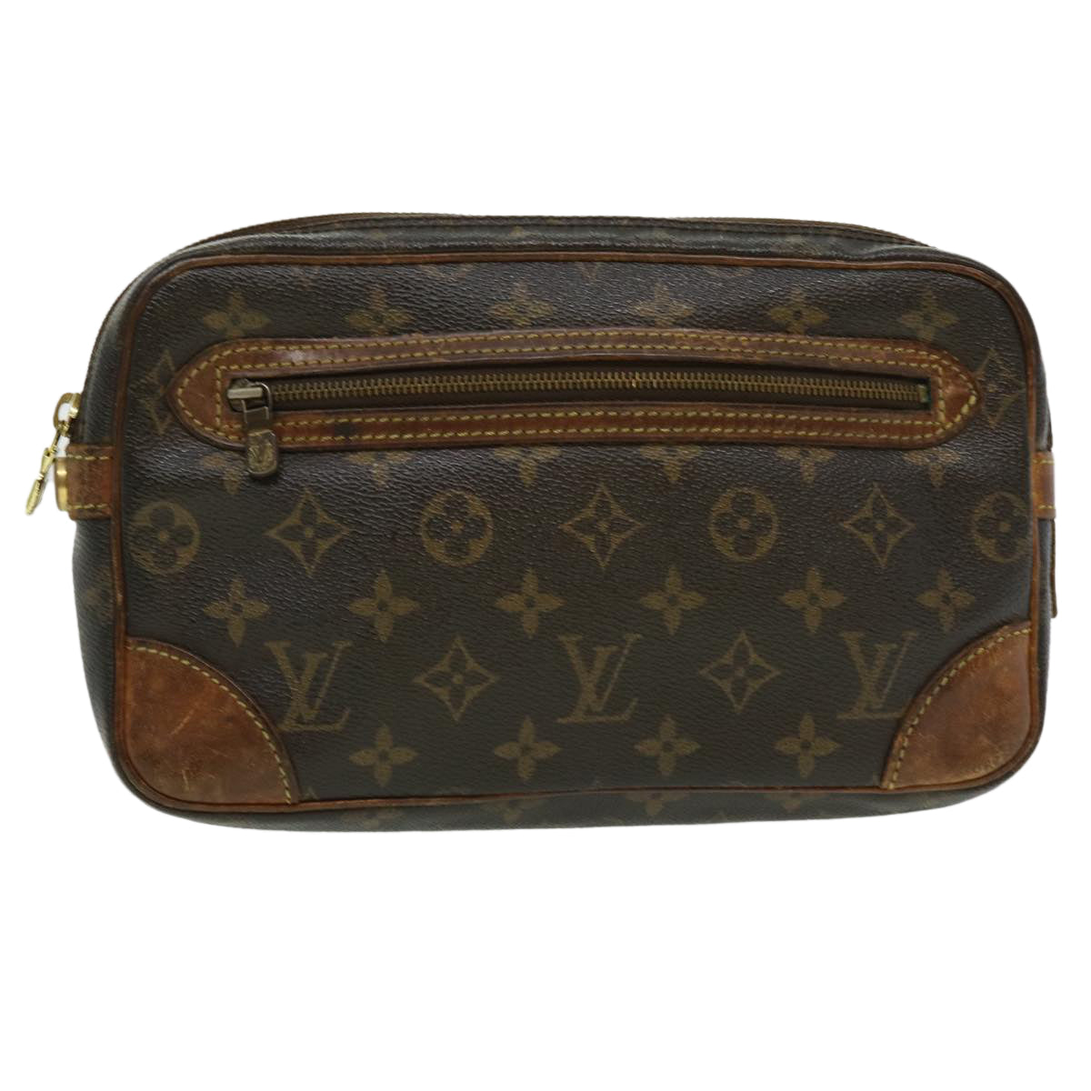 LOUIS VUITTON Monogram Marly Dragonne GM Clutch Bag M51825 LV Auth jk2432