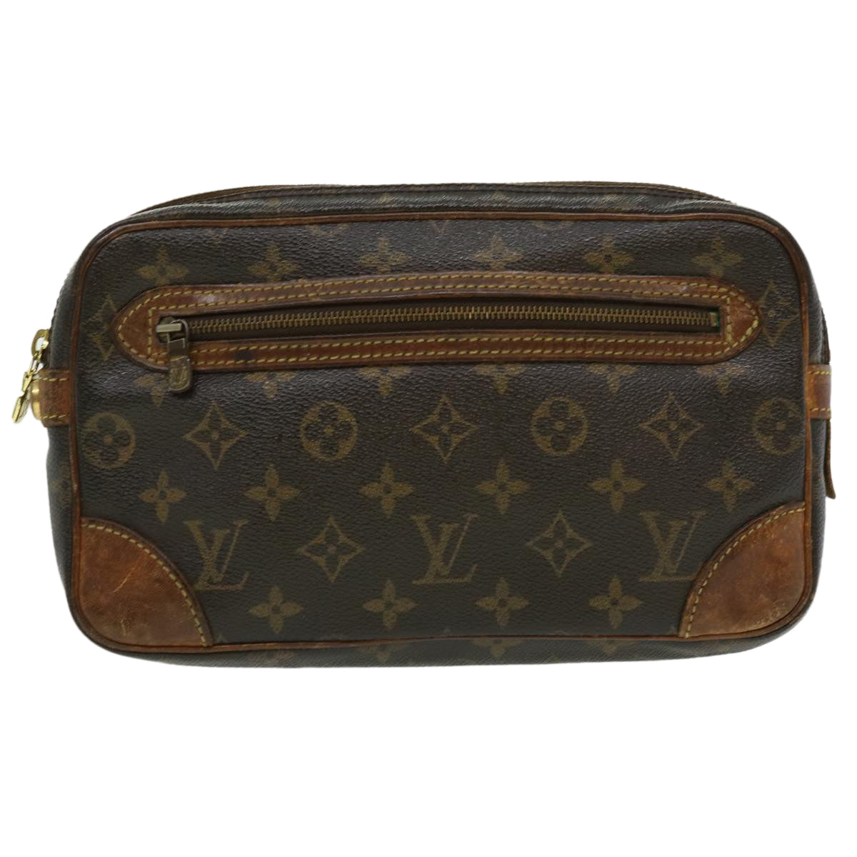 LOUIS VUITTON Monogram Marly Dragonne GM Clutch Bag M51825 LV Auth jk2432