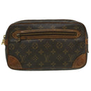 LOUIS VUITTON Monogram Marly Dragonne GM Clutch Bag M51825 LV Auth jk2432-13