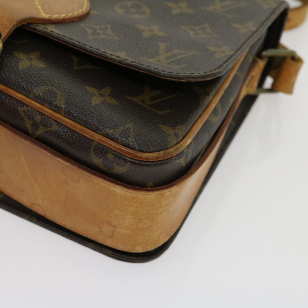 LOUIS VUITTON Monogram Cartouchiere MM Shoulder Bag M51253 LV Auth jk2434