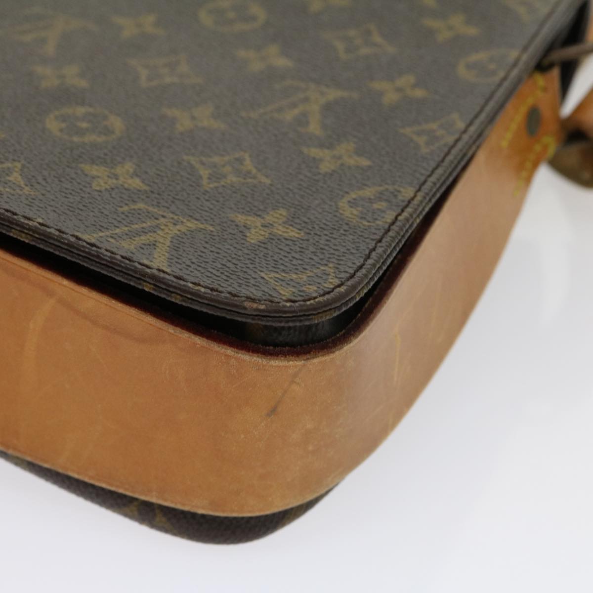 LOUIS VUITTON Monogram Cartouchiere GM Shoulder Bag M51252 LV Auth jk2437