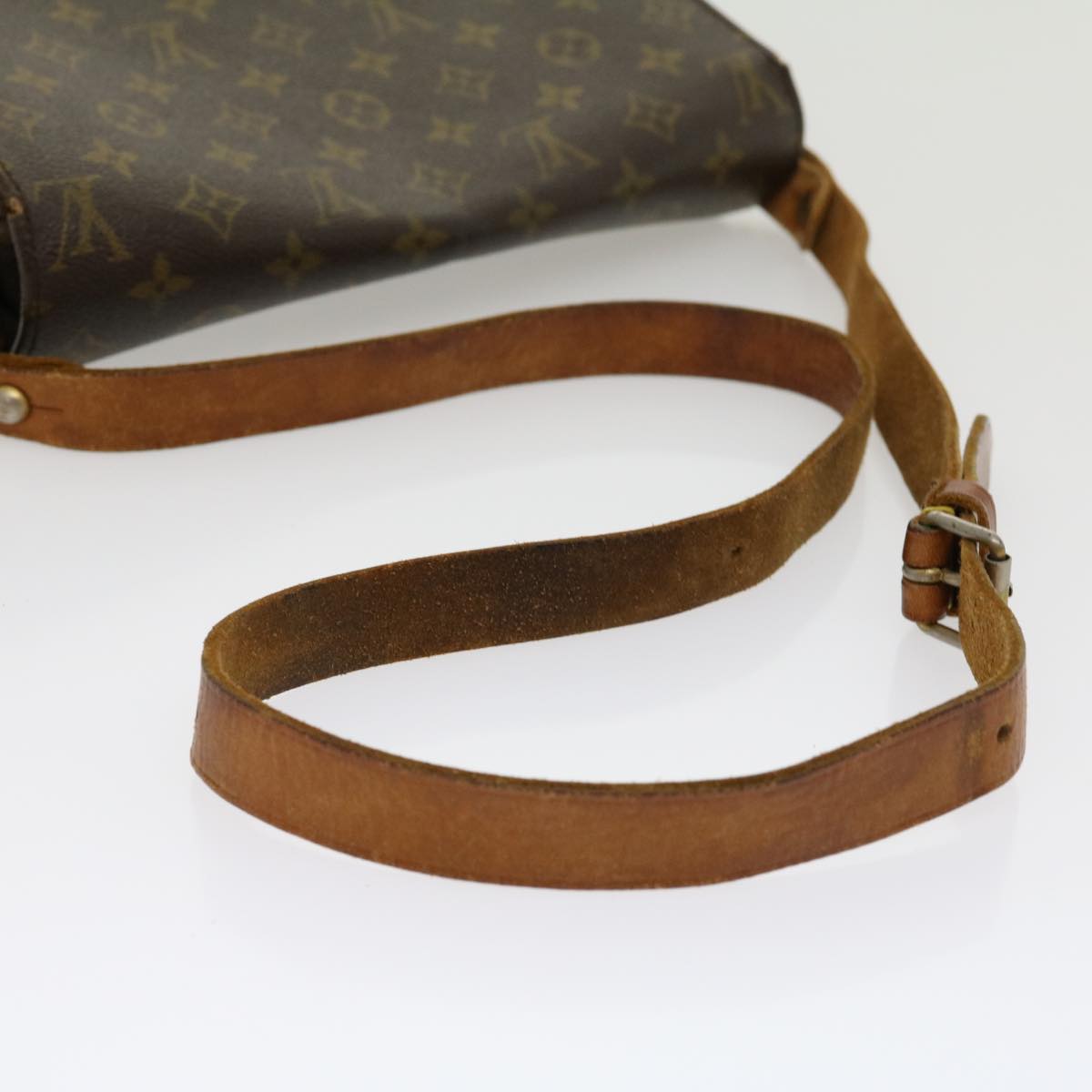 LOUIS VUITTON Monogram Cartouchiere GM Shoulder Bag M51252 LV Auth jk2438