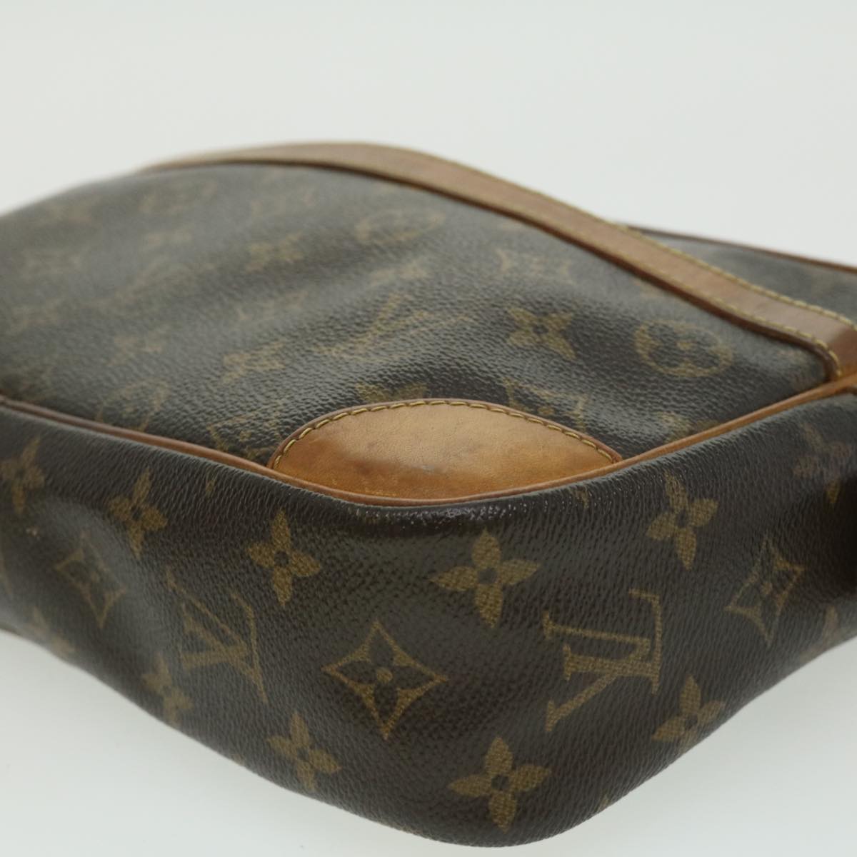 LOUIS VUITTON Monogram Compiegne 28 Clutch Bag M51845 LV Auth jk2455