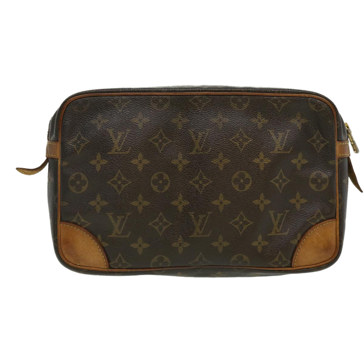 LOUIS VUITTON Monogram Compiegne 28 Clutch Bag M51845 LV Auth jk2455 - 0