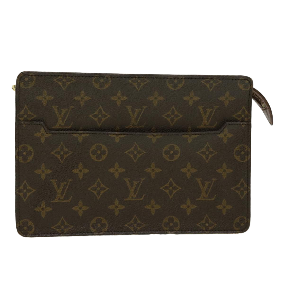 LOUIS VUITTON Monogram Pochette Homme Clutch Bag M51795 LV Auth jk2465