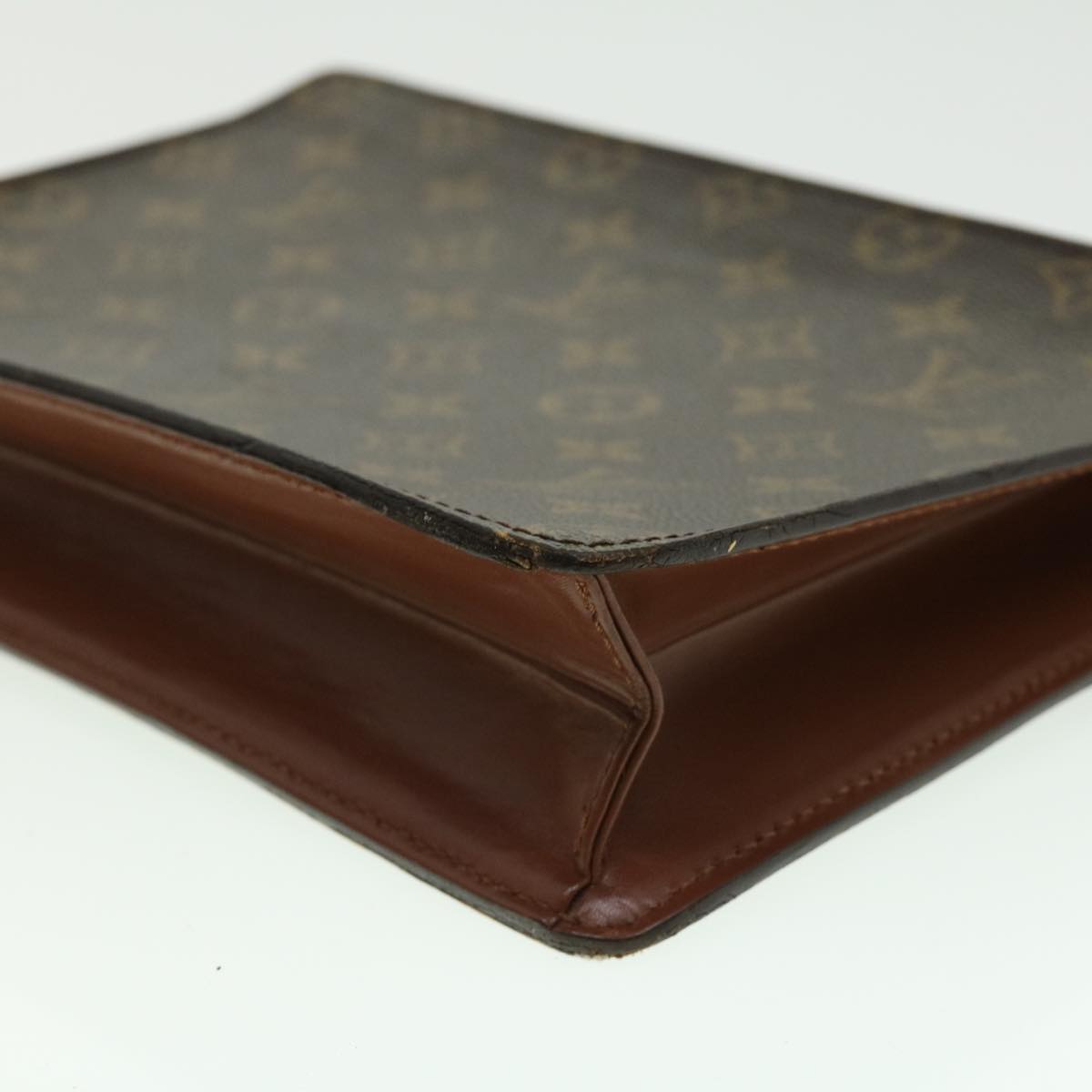 LOUIS VUITTON Monogram Pochette Homme Clutch Bag M51795 LV Auth jk2465