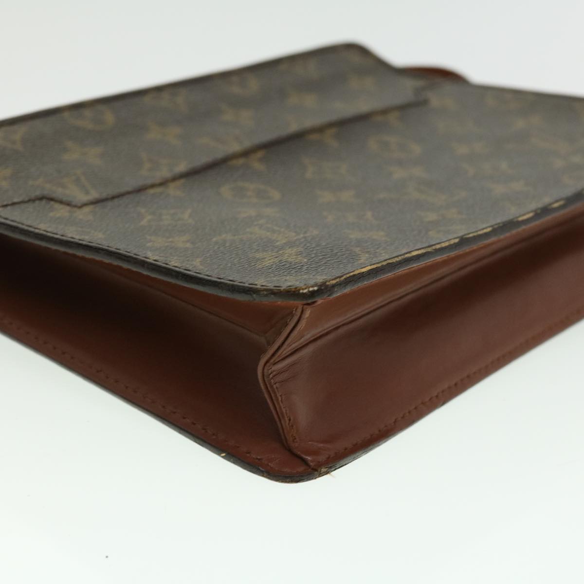 LOUIS VUITTON Monogram Pochette Homme Clutch Bag M51795 LV Auth jk2465