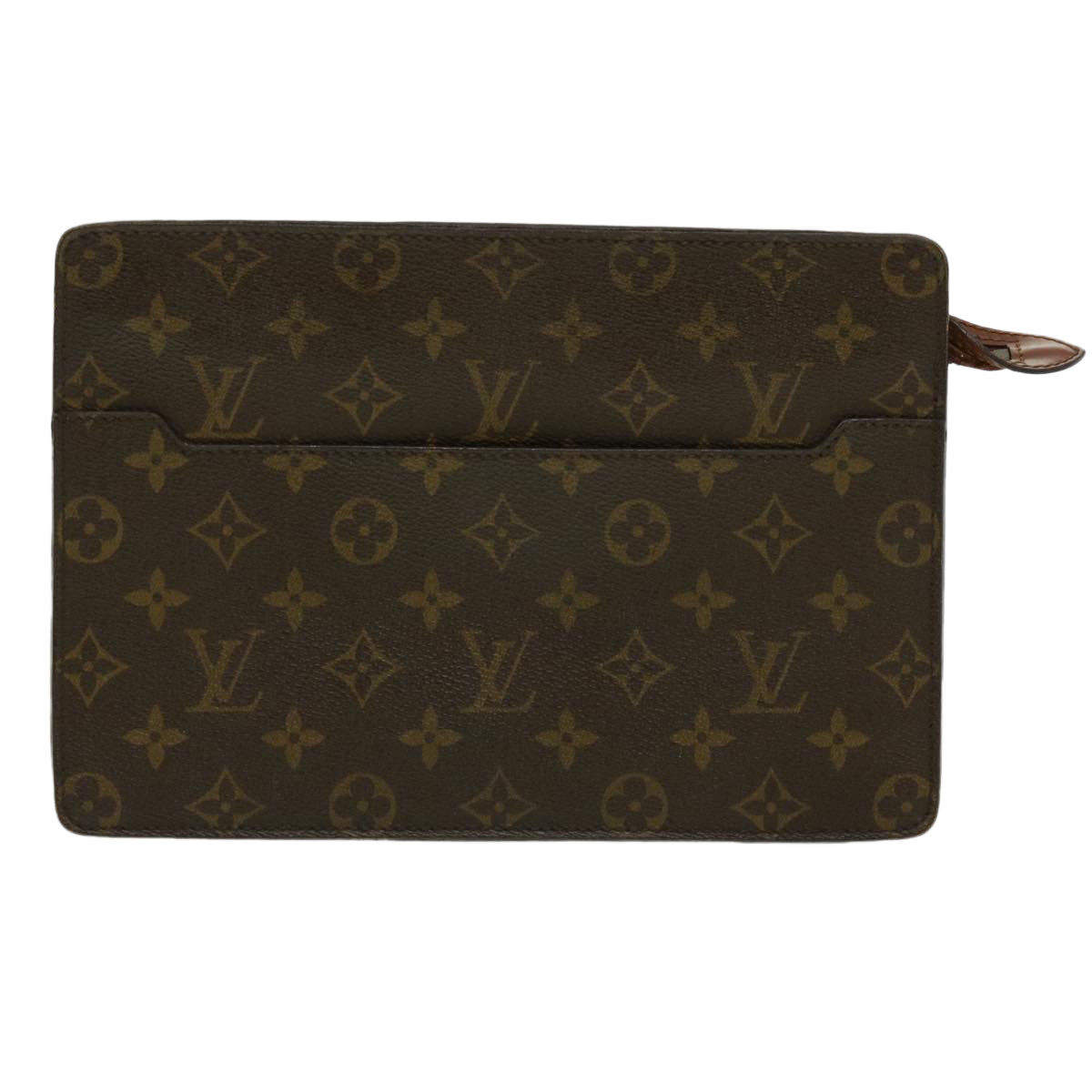 LOUIS VUITTON Monogram Pochette Homme Clutch Bag M51795 LV Auth jk2466