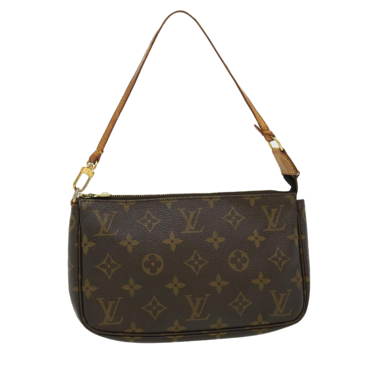 LOUIS VUITTON Monogram Pochette Accessoires Pouch M51980 LV Auth jk2475