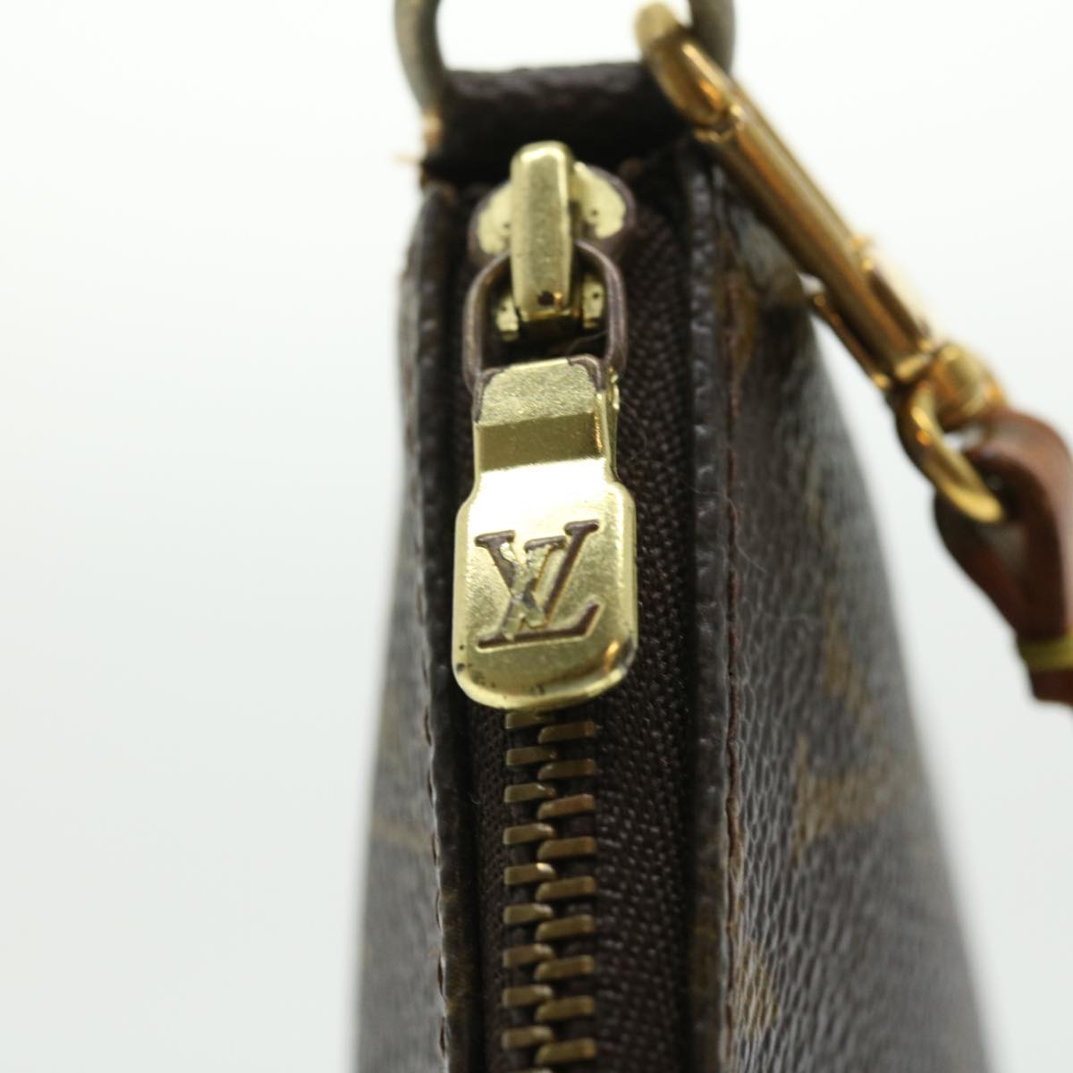 LOUIS VUITTON Monogram Pochette Accessoires Pouch M51980 LV Auth jk2475