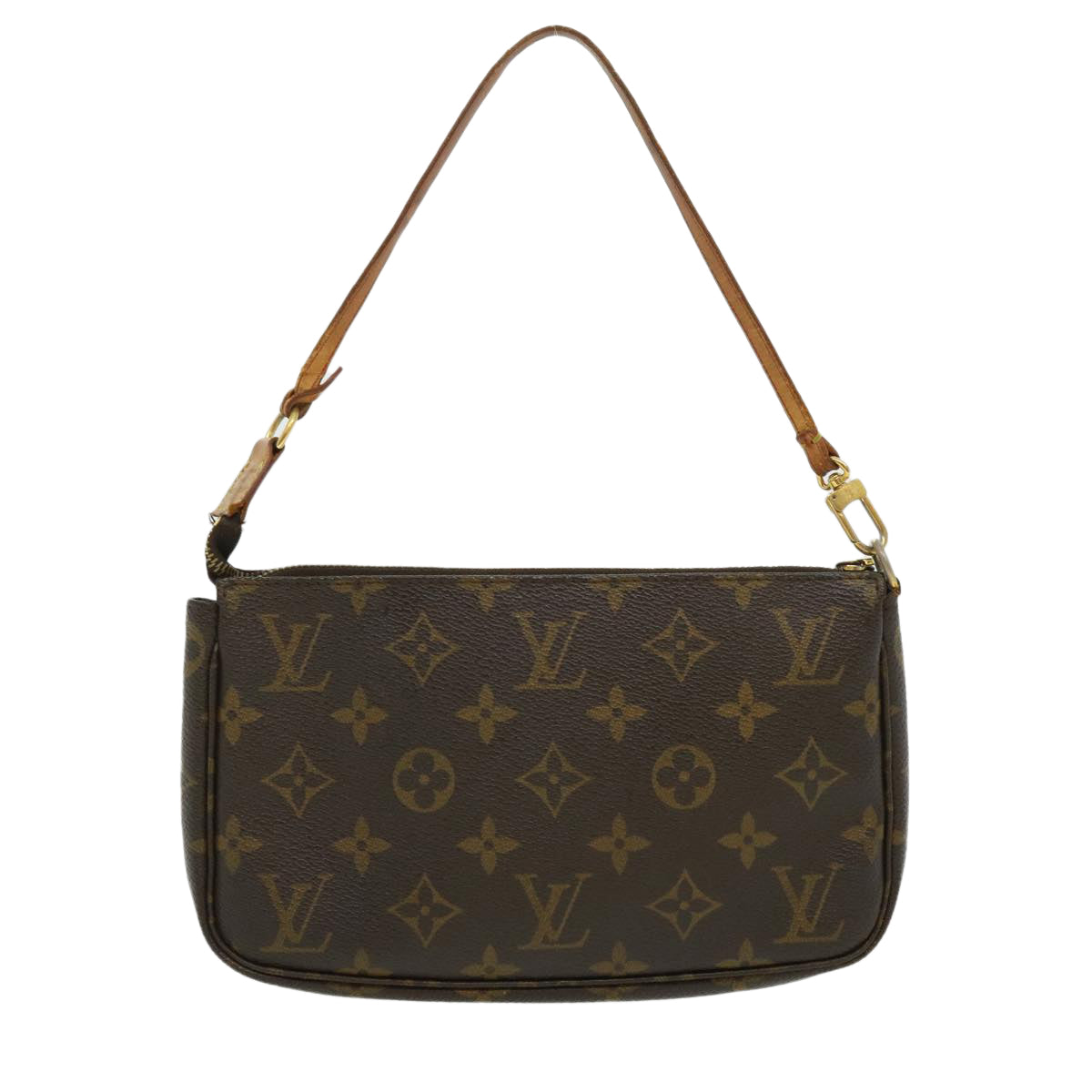 LOUIS VUITTON Monogram Pochette Accessoires Pouch M51980 LV Auth jk2475