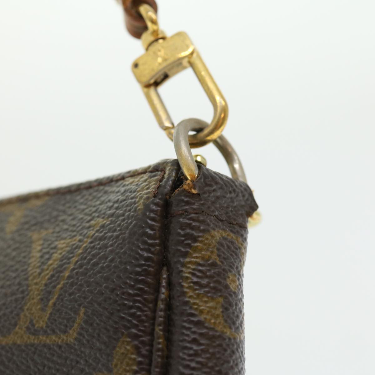 LOUIS VUITTON Monogram Pochette Accessoires Pouch M51980 LV Auth jk2475