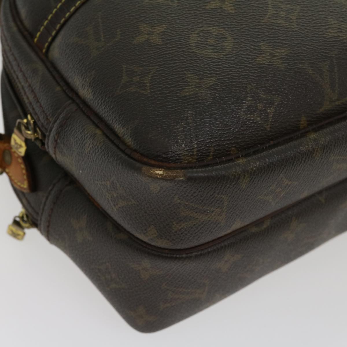 LOUIS VUITTON Monogram Reporter PM Shoulder Bag M45254 LV Auth jk2484