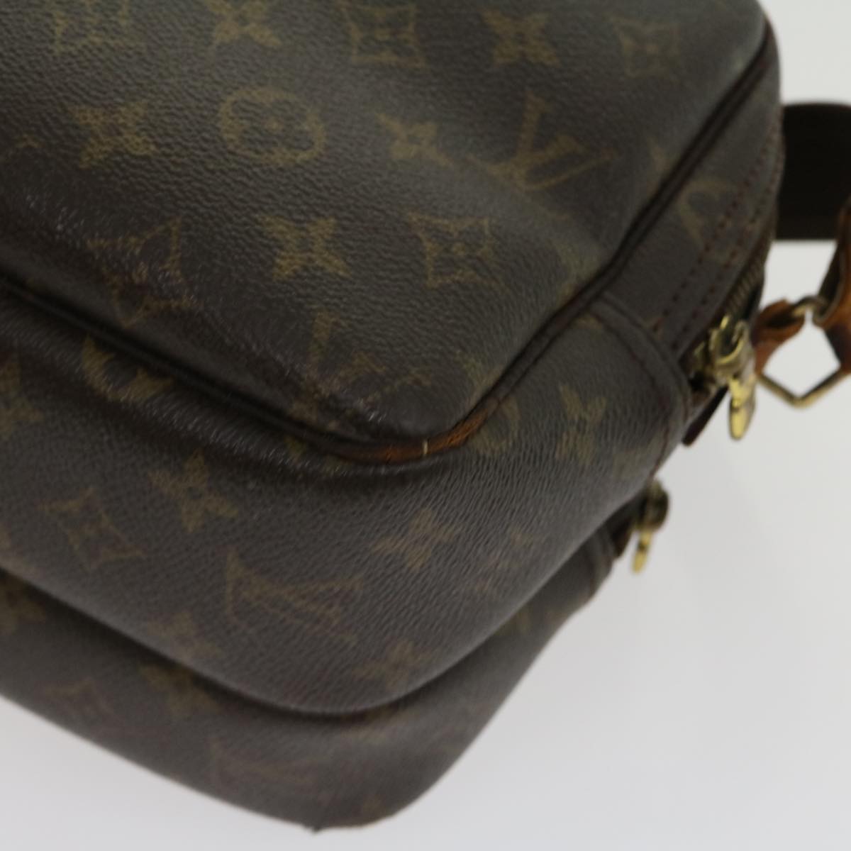 LOUIS VUITTON Monogram Reporter PM Shoulder Bag M45254 LV Auth jk2484