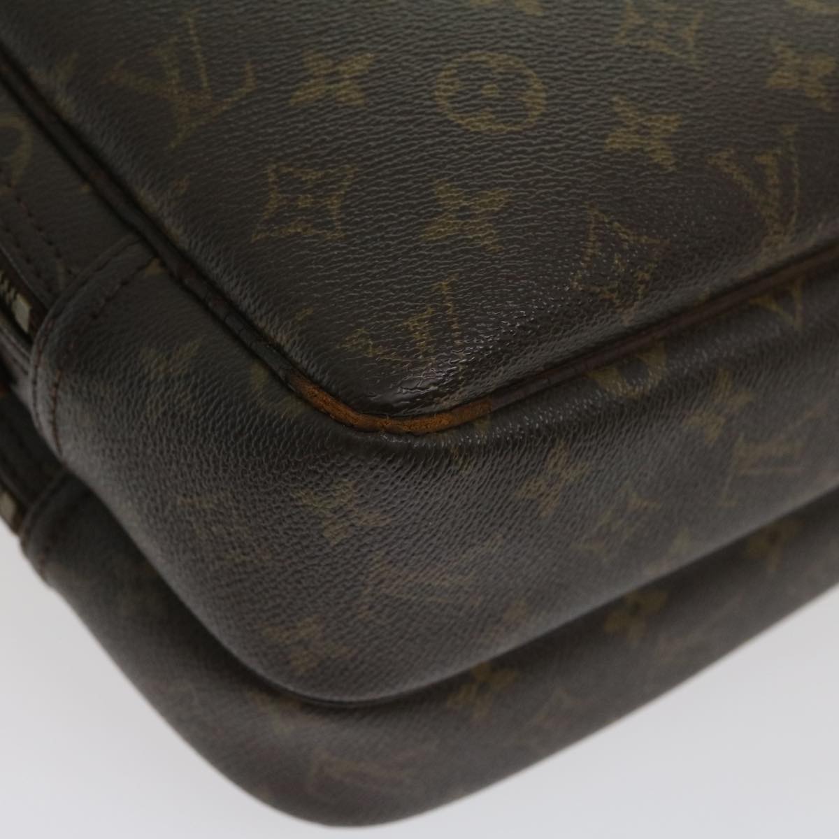 LOUIS VUITTON Monogram Reporter PM Shoulder Bag M45254 LV Auth jk2484