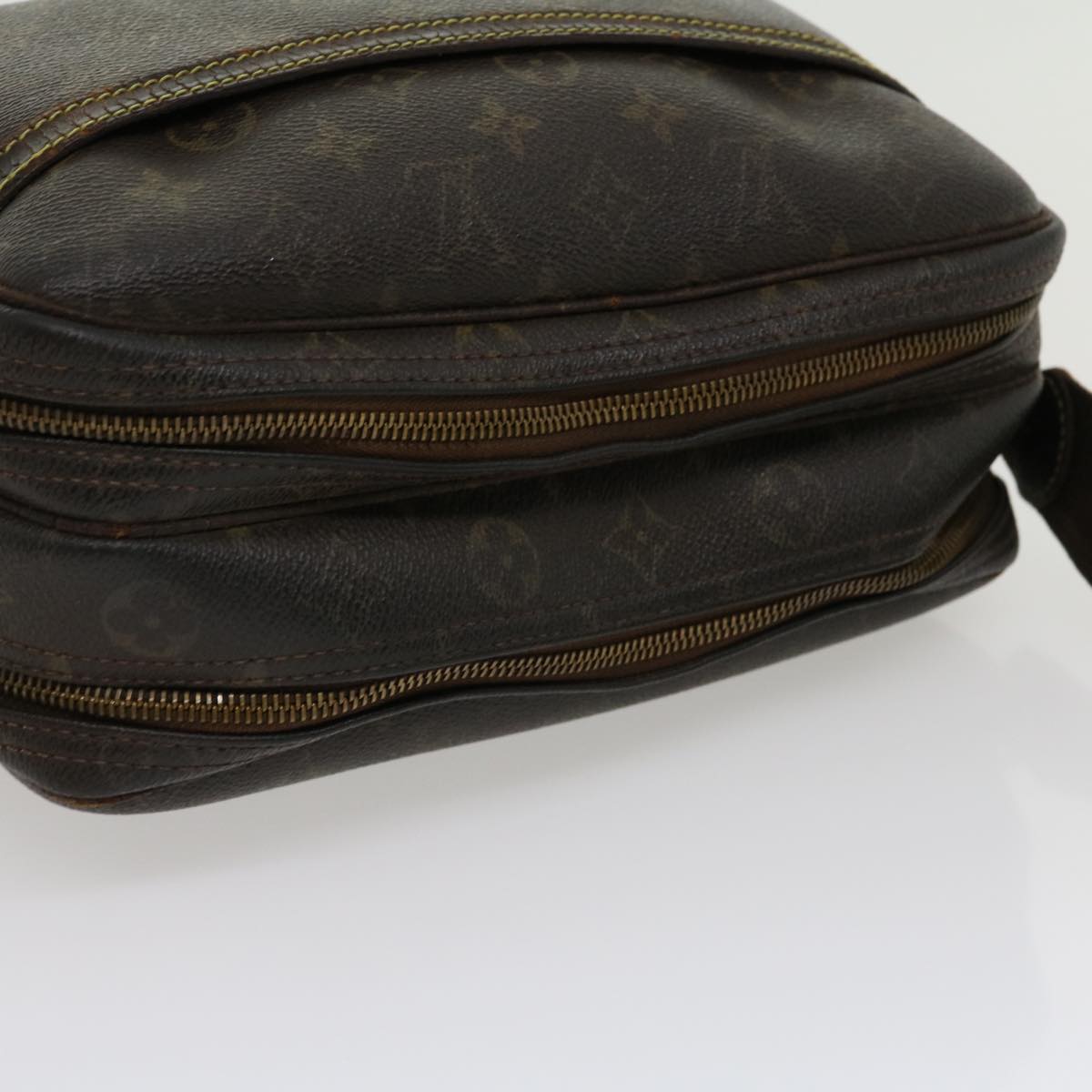 LOUIS VUITTON Monogram Reporter PM Shoulder Bag M45254 LV Auth jk2484