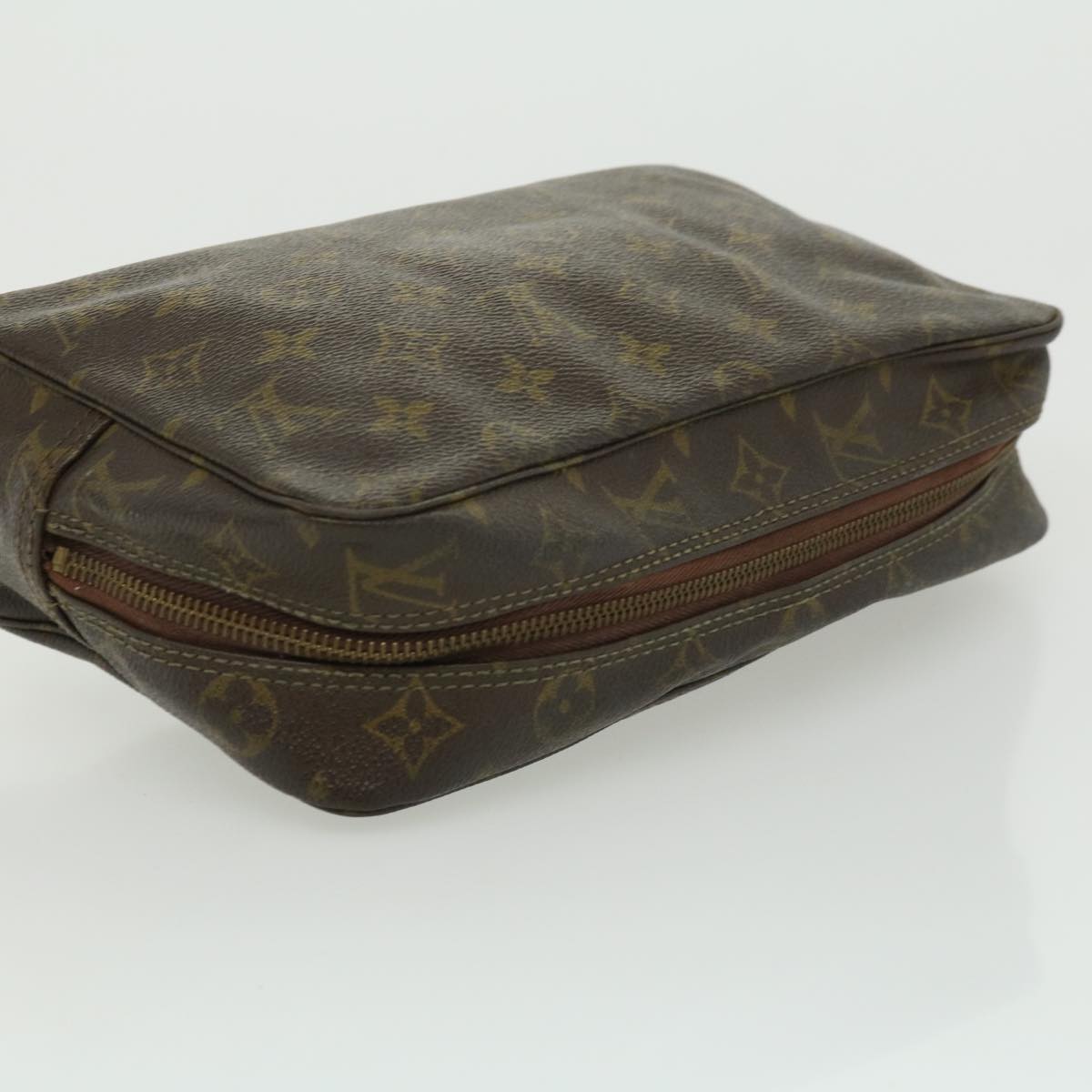 LOUIS VUITTON Monogram Trousse Toilette 28 Clutch Bag M47522 LV Auth jk2489