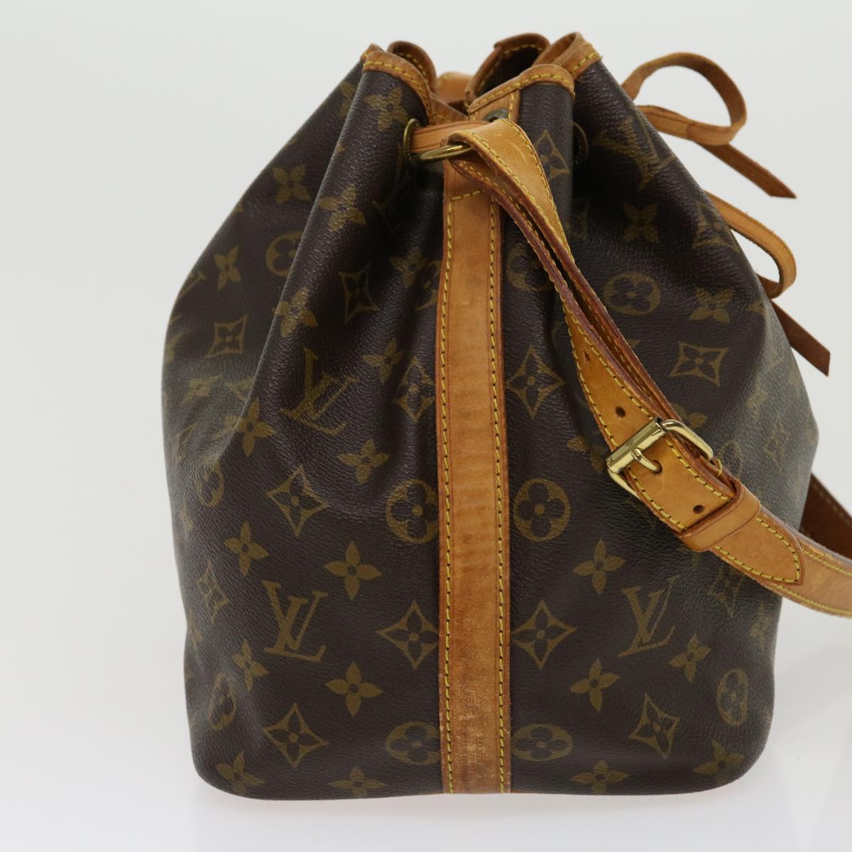 LOUIS VUITTON Monogram Petit Noe Shoulder Bag M42226 LV Auth jk2490