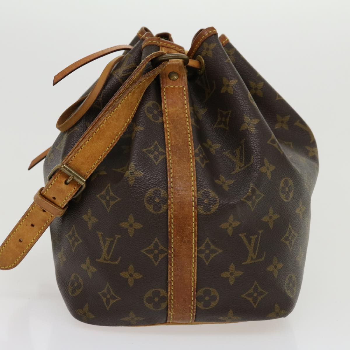 LOUIS VUITTON Monogram Petit Noe Shoulder Bag M42226 LV Auth jk2492