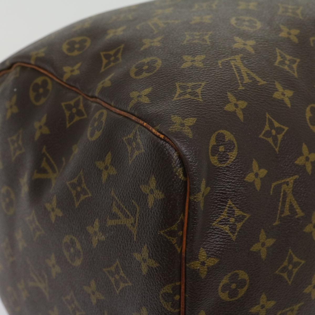 LOUIS VUITTON Monogram Keepall 55 Boston Bag M41424 LV Auth jk2494