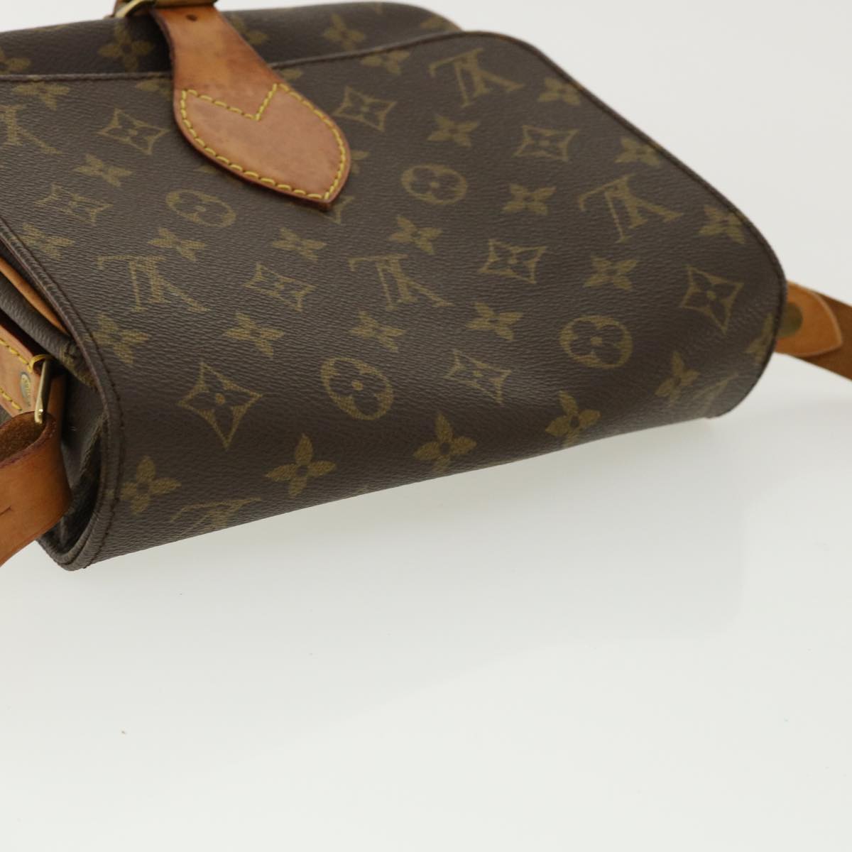 LOUIS VUITTON Monogram Cartouchiere MM Shoulder Bag M51253 LV Auth jk2496