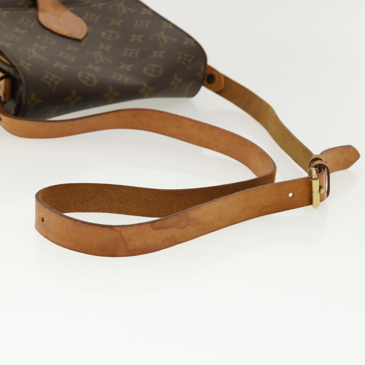 LOUIS VUITTON Monogram Cartouchiere MM Shoulder Bag M51253 LV Auth jk2496