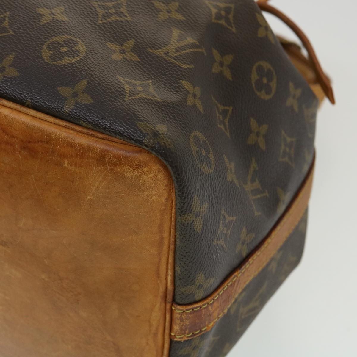 LOUIS VUITTON Monogram Petit Noe Shoulder Bag M42226 LV Auth jk2514