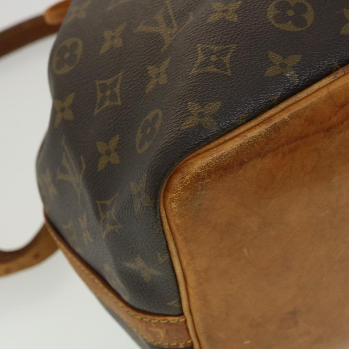 LOUIS VUITTON Monogram Petit Noe Shoulder Bag M42226 LV Auth jk2514