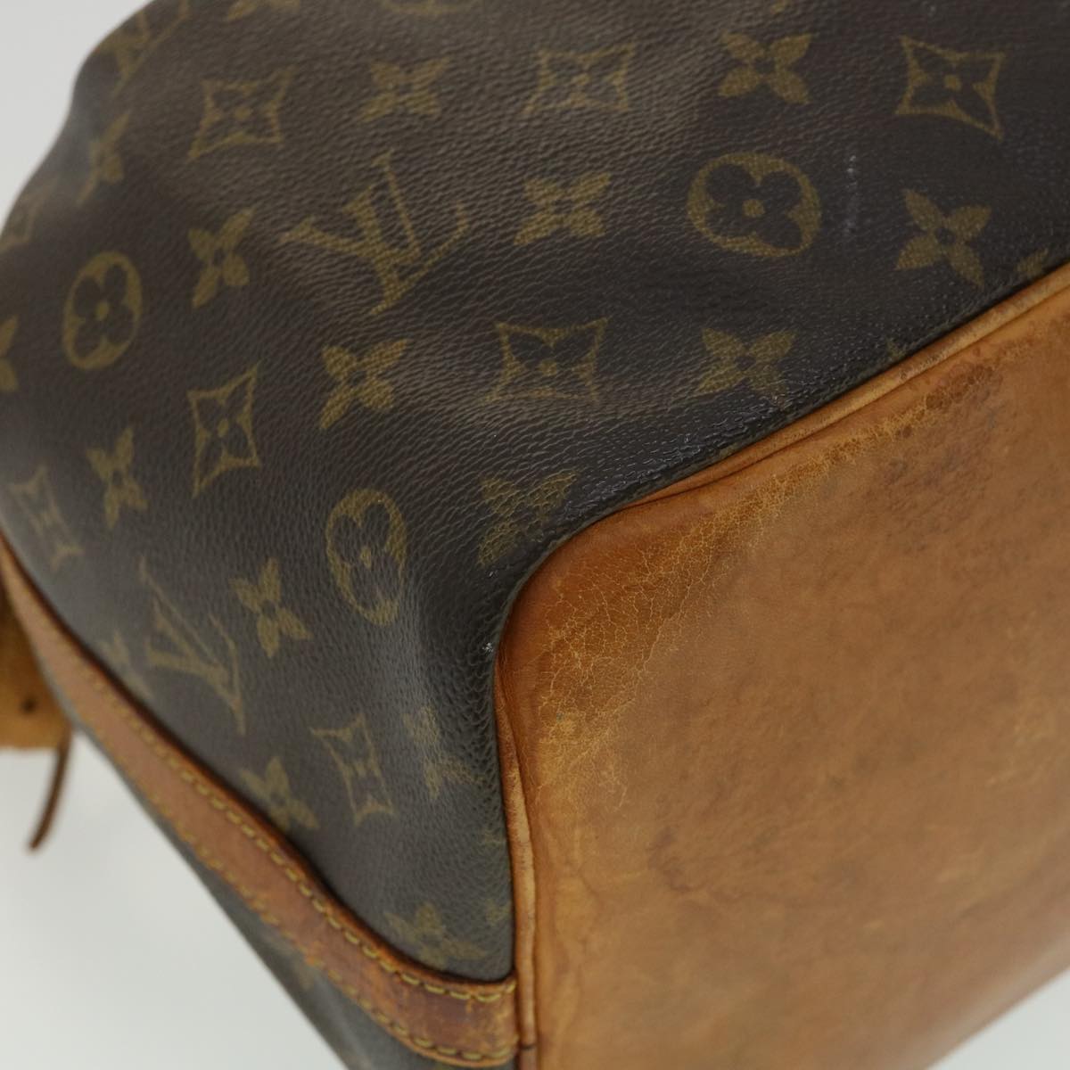 LOUIS VUITTON Monogram Petit Noe Shoulder Bag M42226 LV Auth jk2514