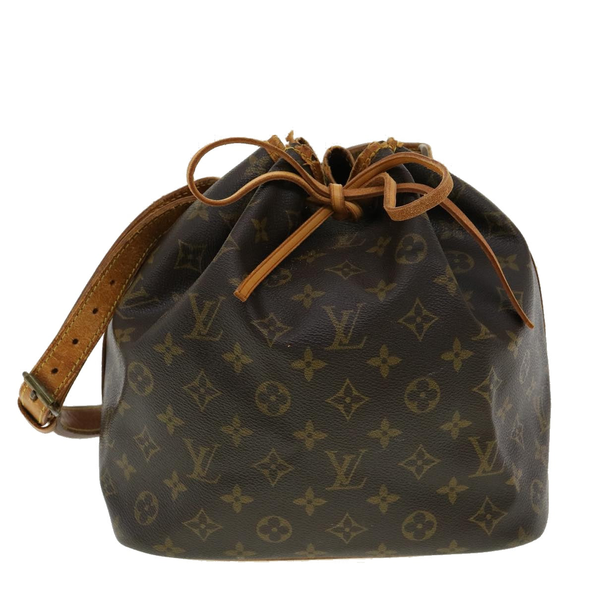 LOUIS VUITTON Monogram Petit Noe Shoulder Bag M42226 LV Auth jk2514