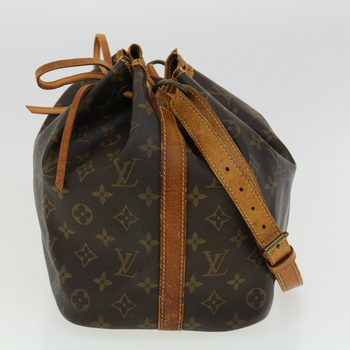 LOUIS VUITTON Monogram Petit Noe Shoulder Bag M42226 LV Auth jk2514