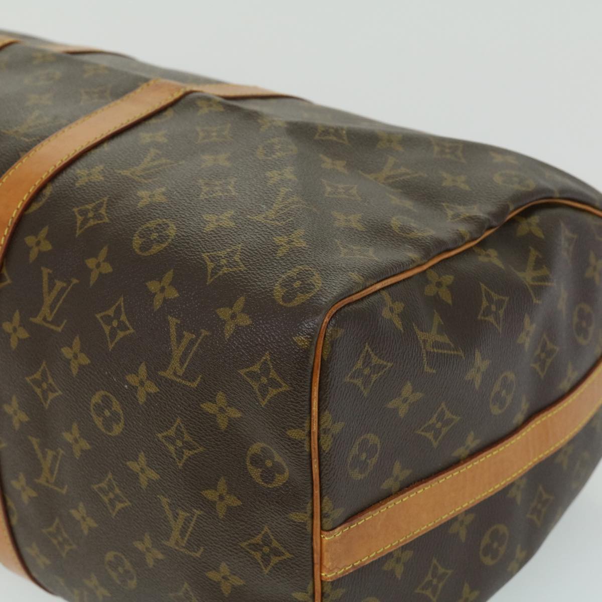 LOUIS VUITTON Monogram Keepall Bandouliere 50 Boston Bag M41416 LV Auth jk2568